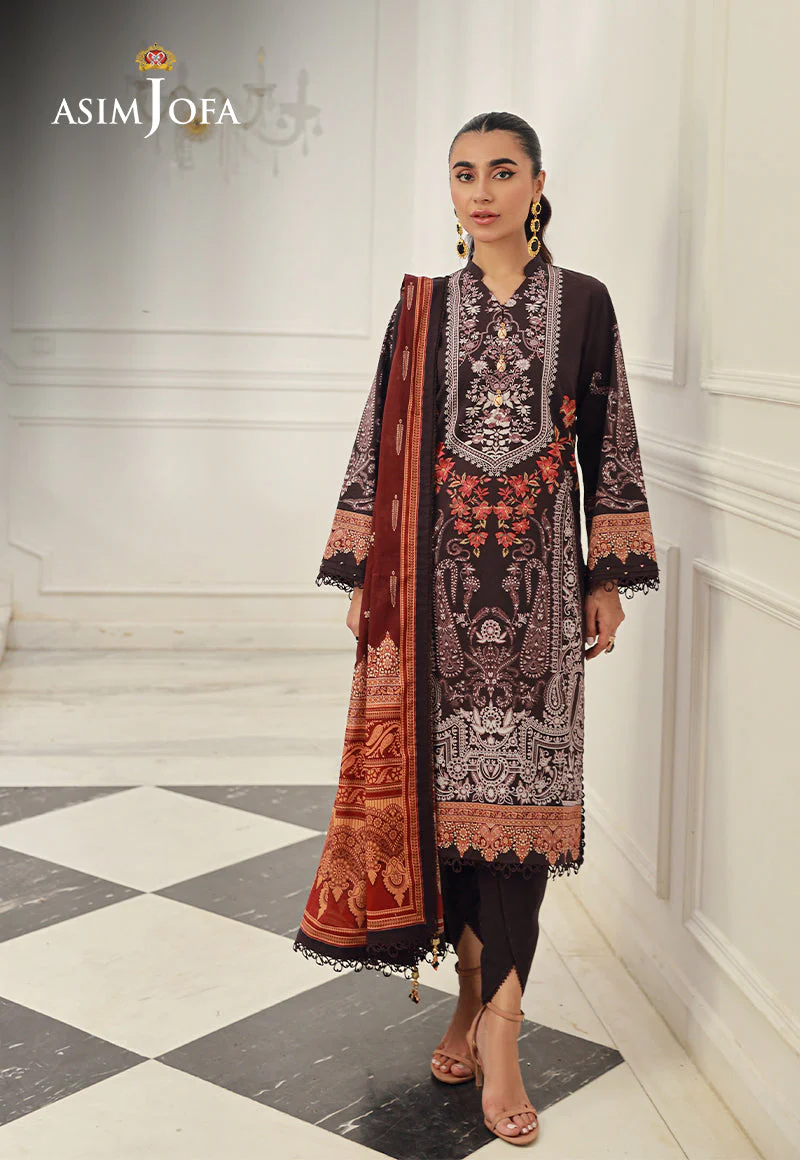 Asim Jofa 3Pc Digital Printed Lawn Collections Vol # 04