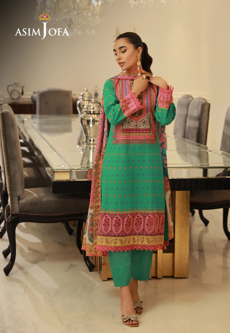 Asim Jofa 3Pc Digital Printed Lawn Collections Vol # 04
