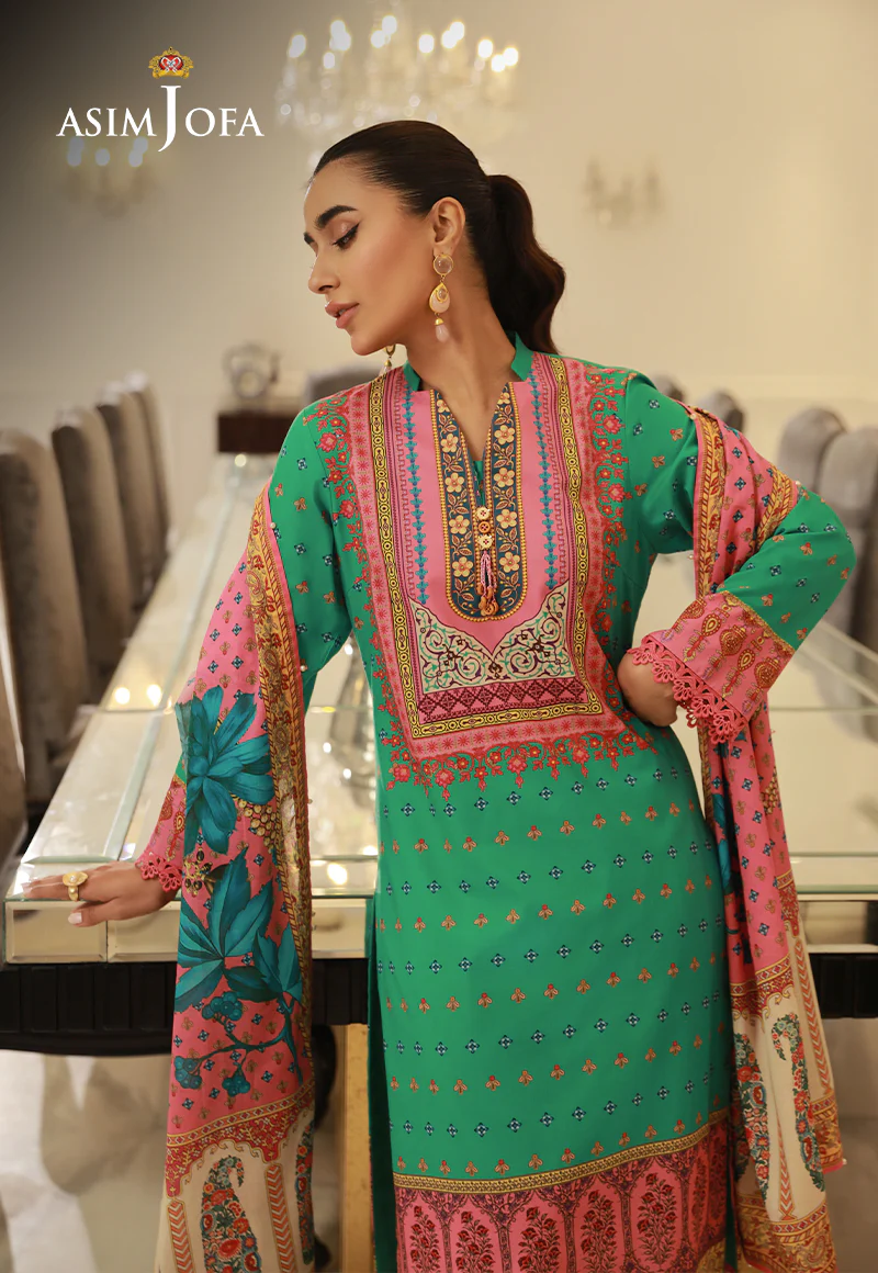 Asim Jofa 3Pc Digital Printed Lawn Collections Vol # 04