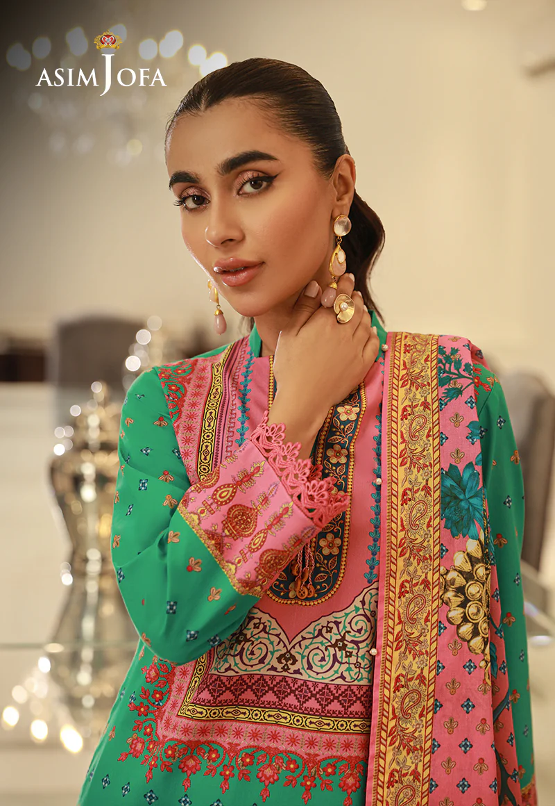 Asim Jofa 3Pc Digital Printed Lawn Collections Vol # 04