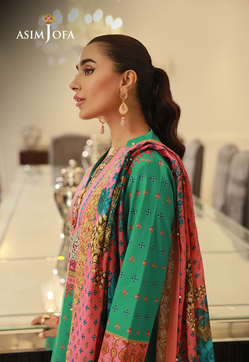 Asim Jofa 3Pc Digital Printed Lawn Collections Vol # 04