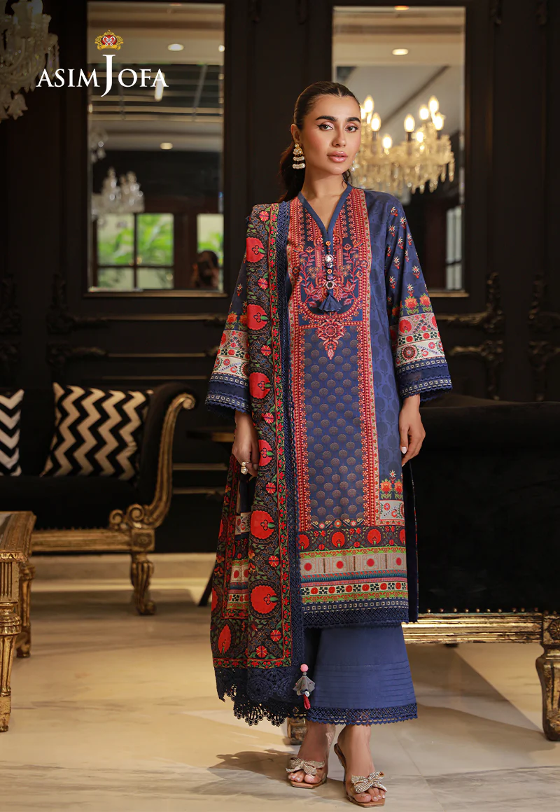 Asim Jofa 3Pc Digital Printed Lawn Collections Vol # 04