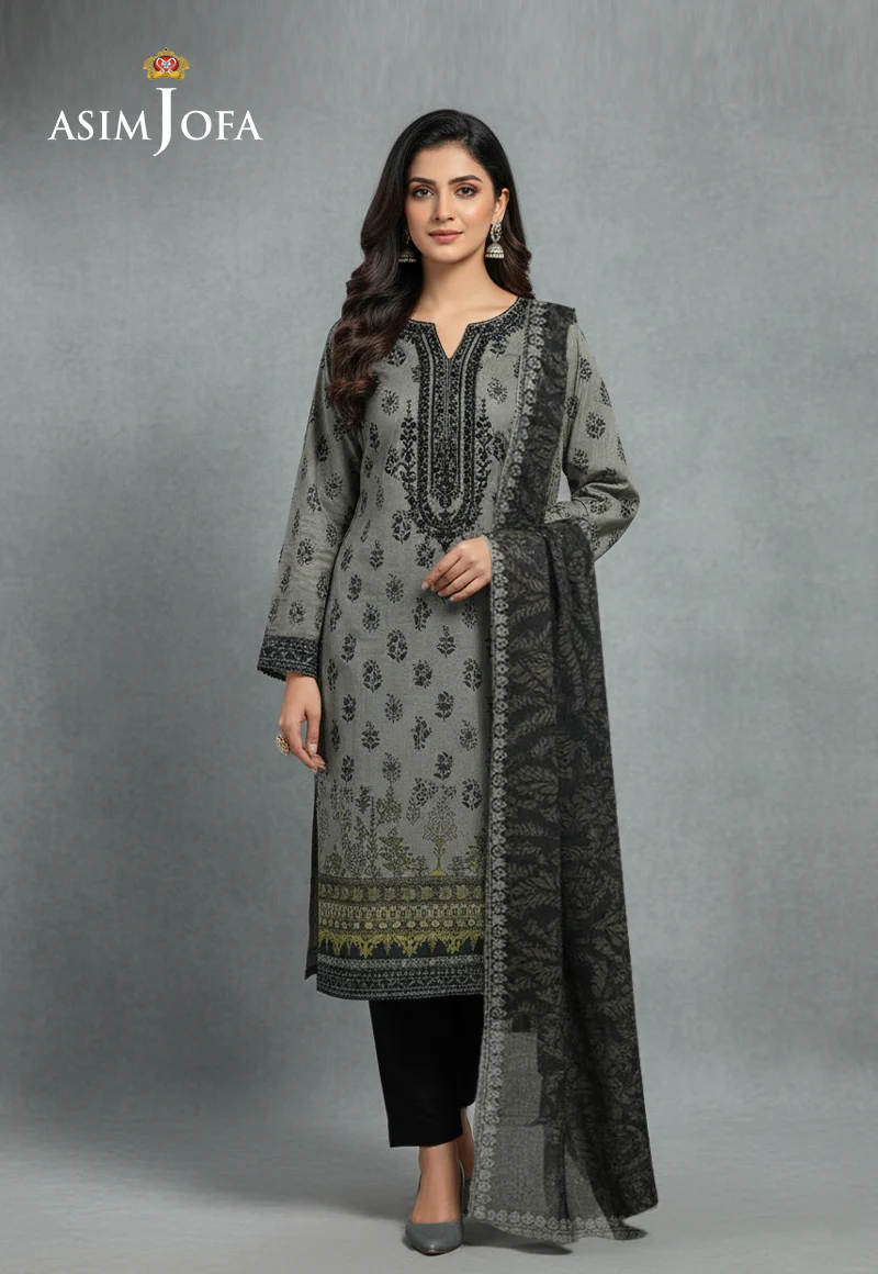 Asim Jofa 3Pc Digital Printed Lawn Collections Vol # 04