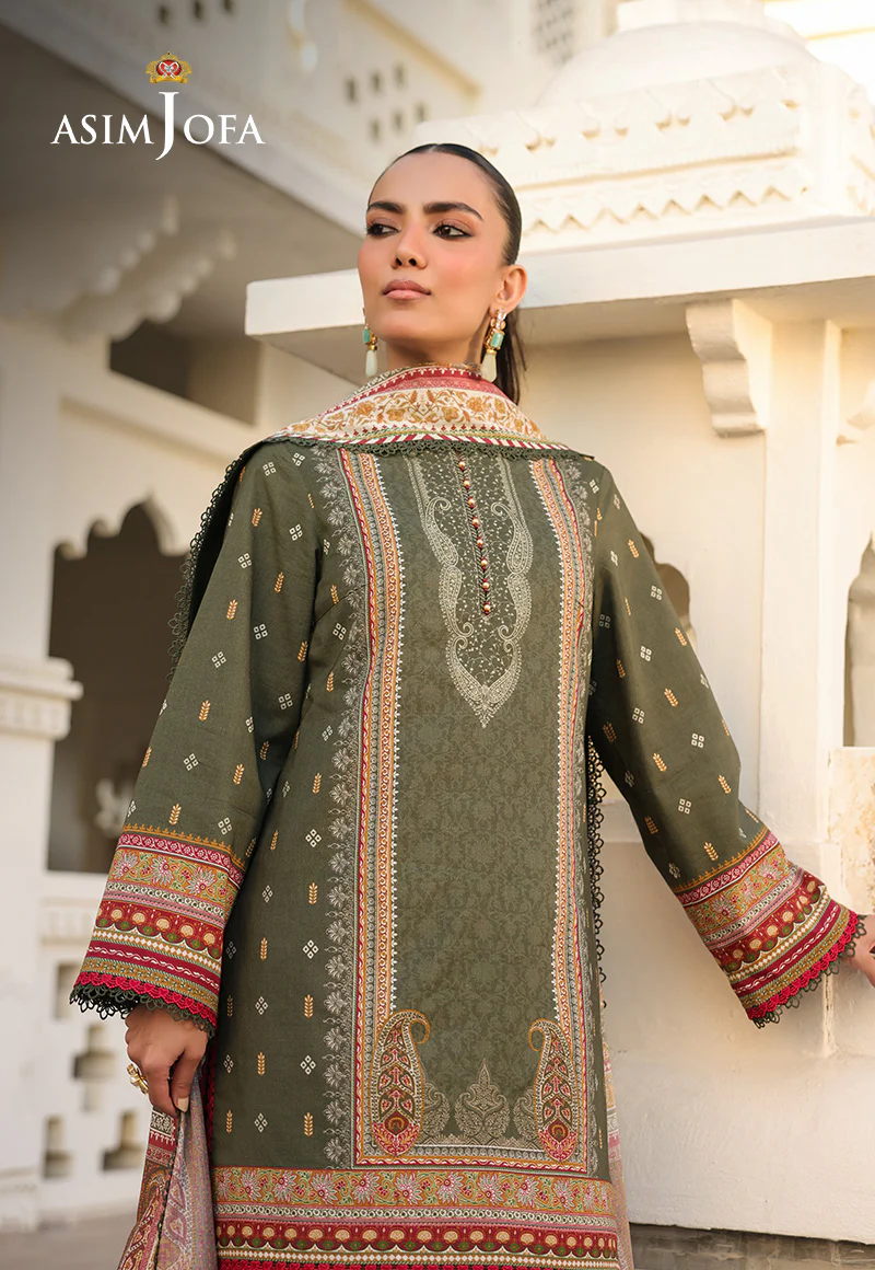 Asim Jofa 3Pc Digital Printed Lawn Collections Vol # 04