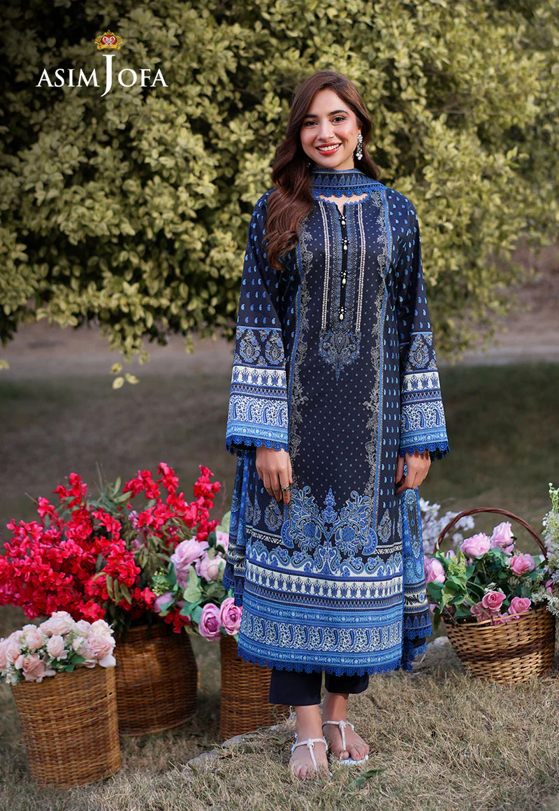 Asim Jofa 3Pc Digital Printed Lawn Collections Vol # 04