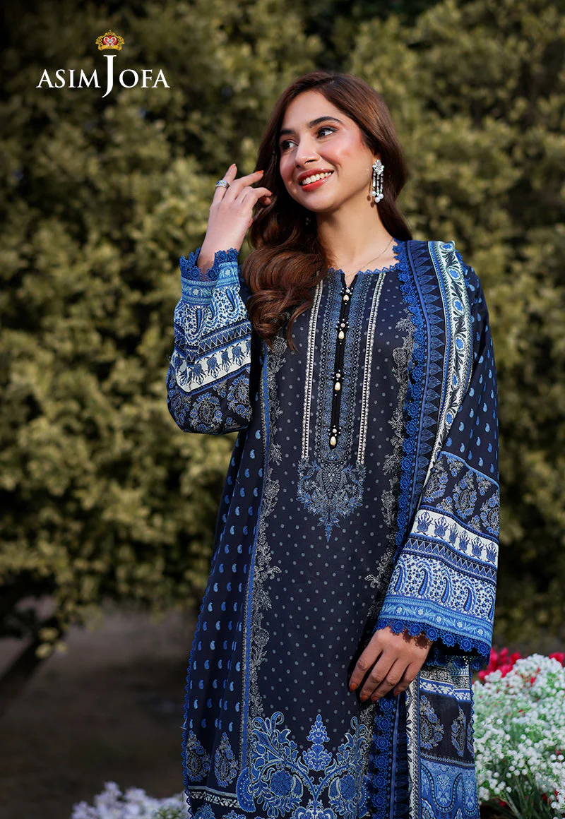 Asim Jofa 3Pc Digital Printed Lawn Collections Vol # 04