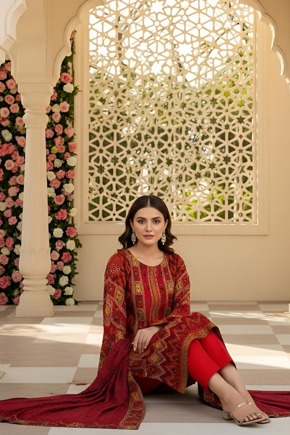 Noor Jahan By BinNoor Fab Printed Lawn 3Pcs