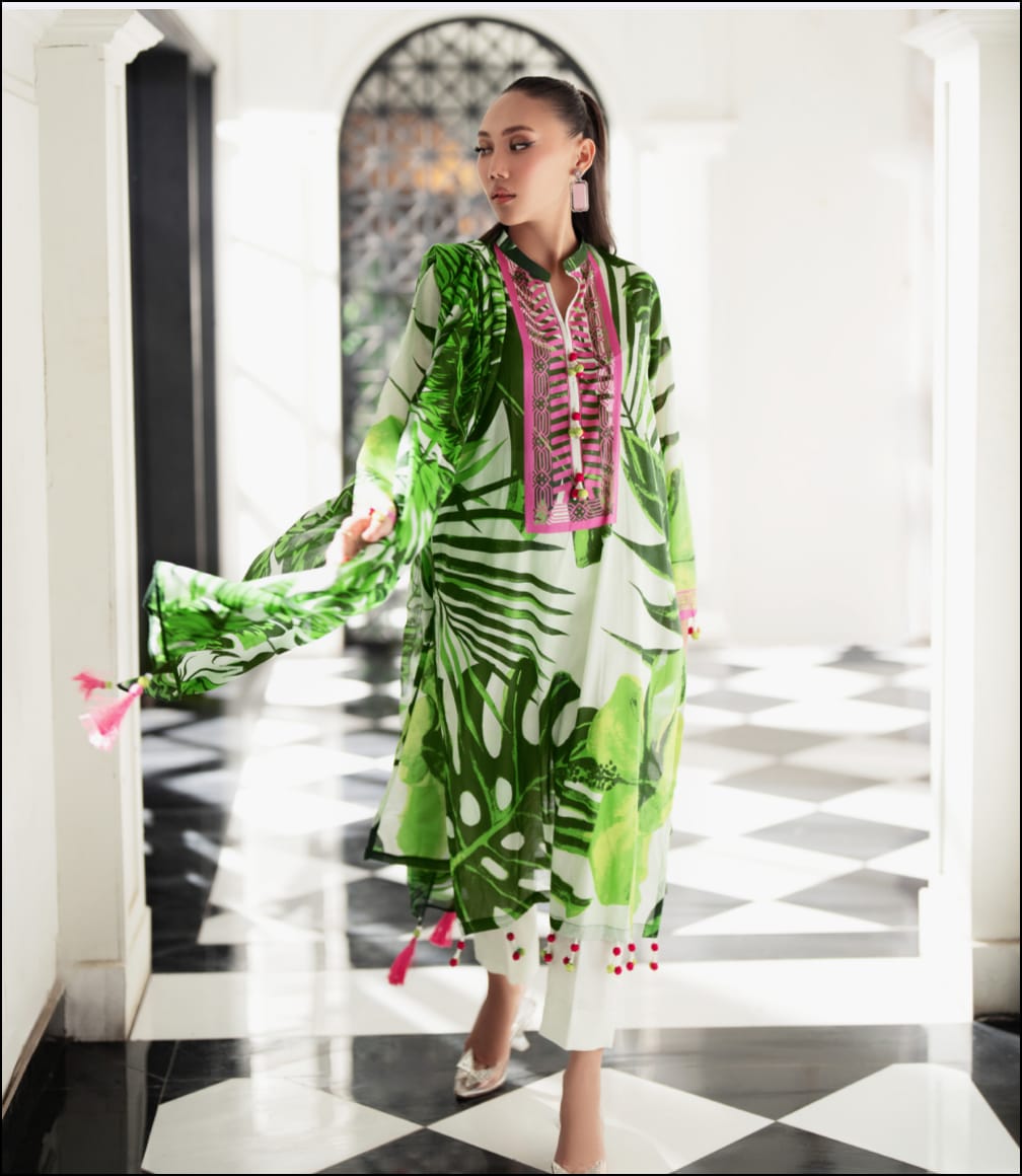 Gul Ahmed 3pc Vital Lawn Collections