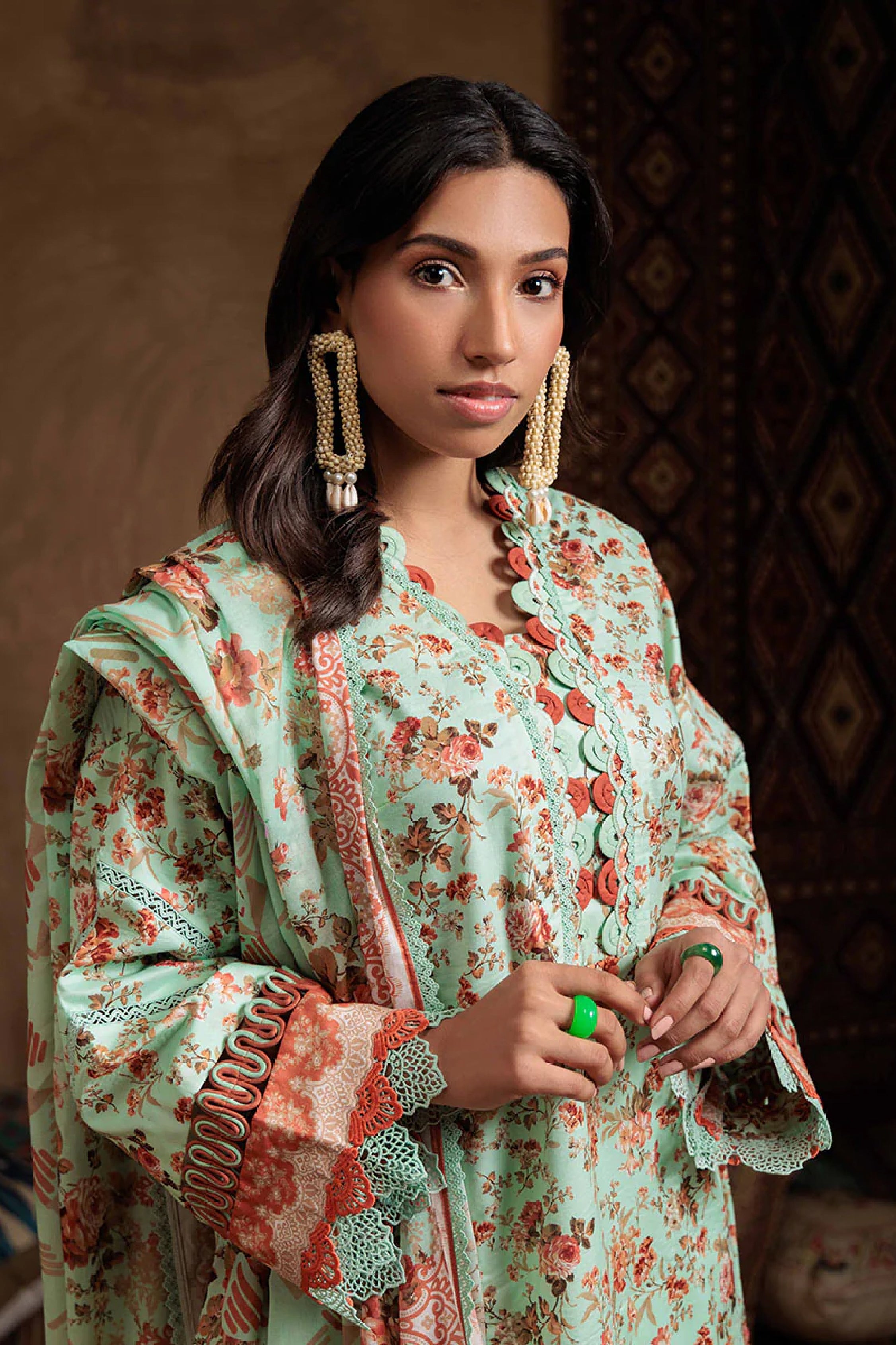 Bohemian 3pc Digital Printed Lawn Suite Collections