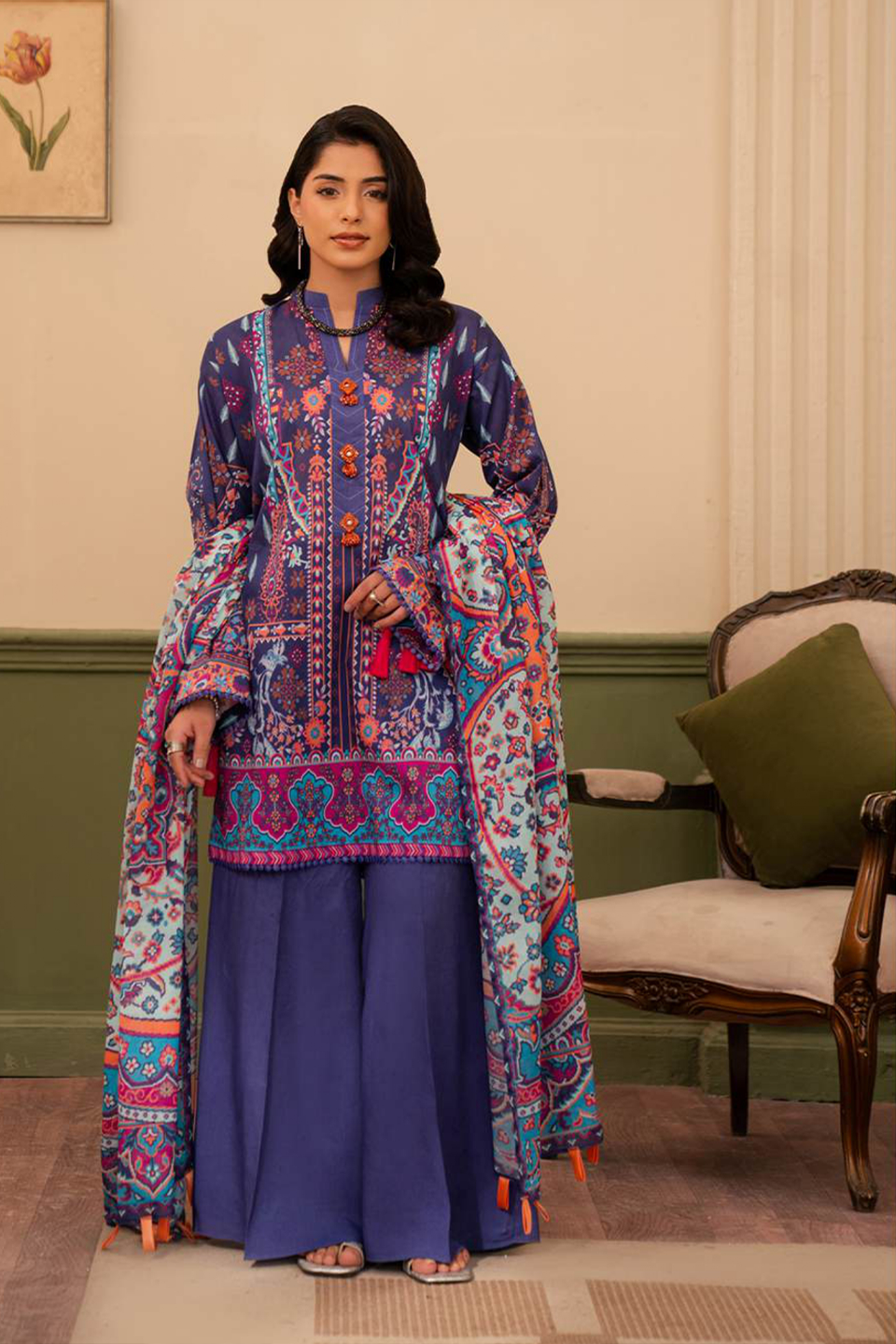 RAHIA UNSTITCHED LUXURY LAWN VOLUME 1-SUMMER EDIT