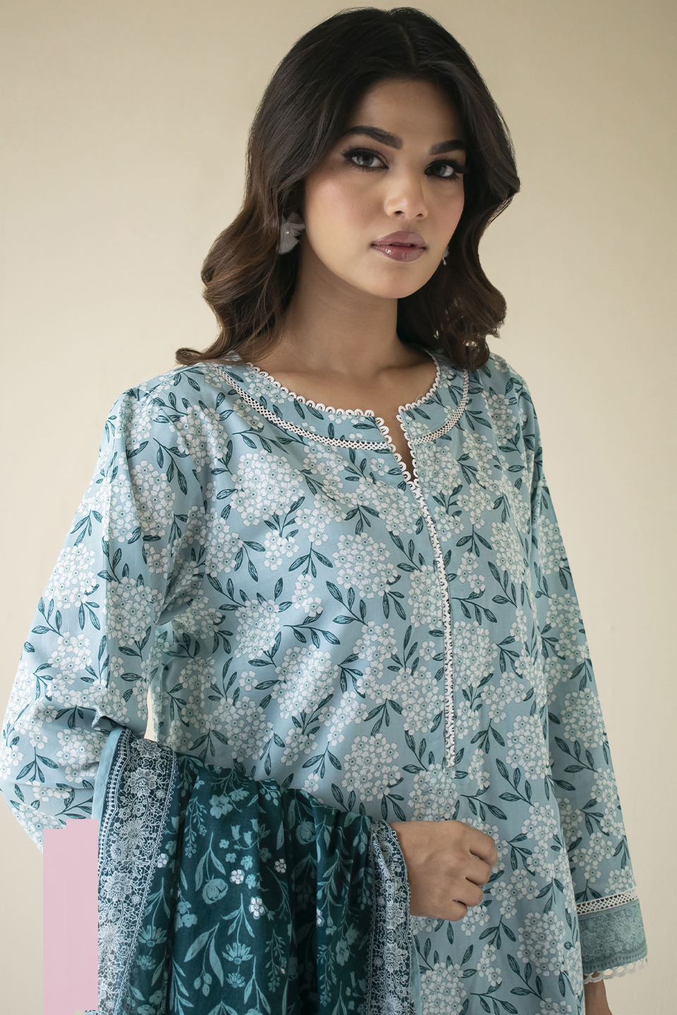 Orient Classic 3 Piece Printed Lawn