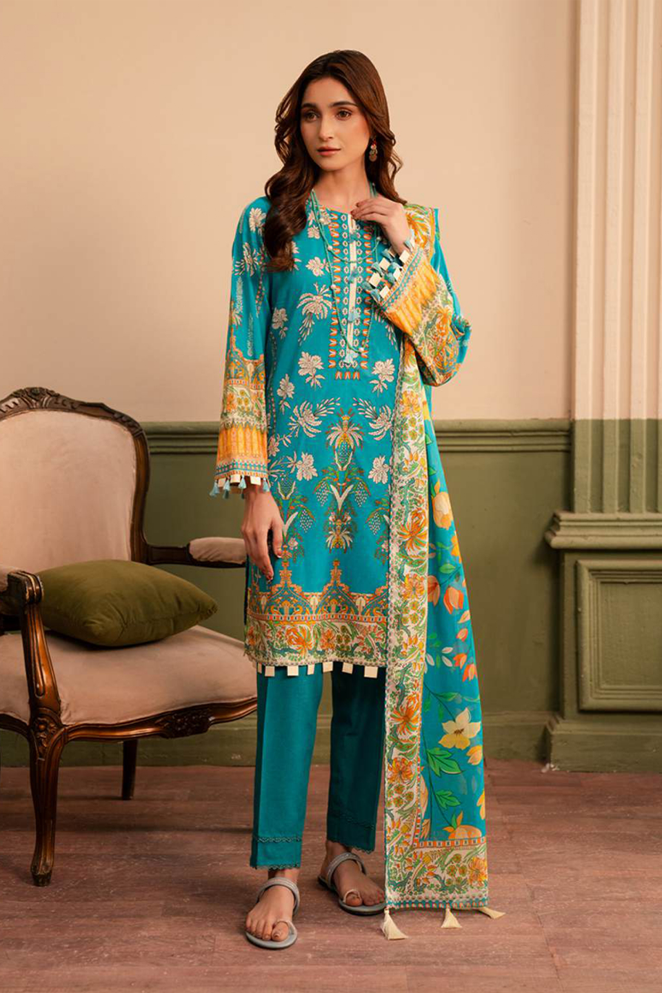 RAHIA UNSTITCHED LUXURY LAWN VOLUME 1-SUMMER EDIT