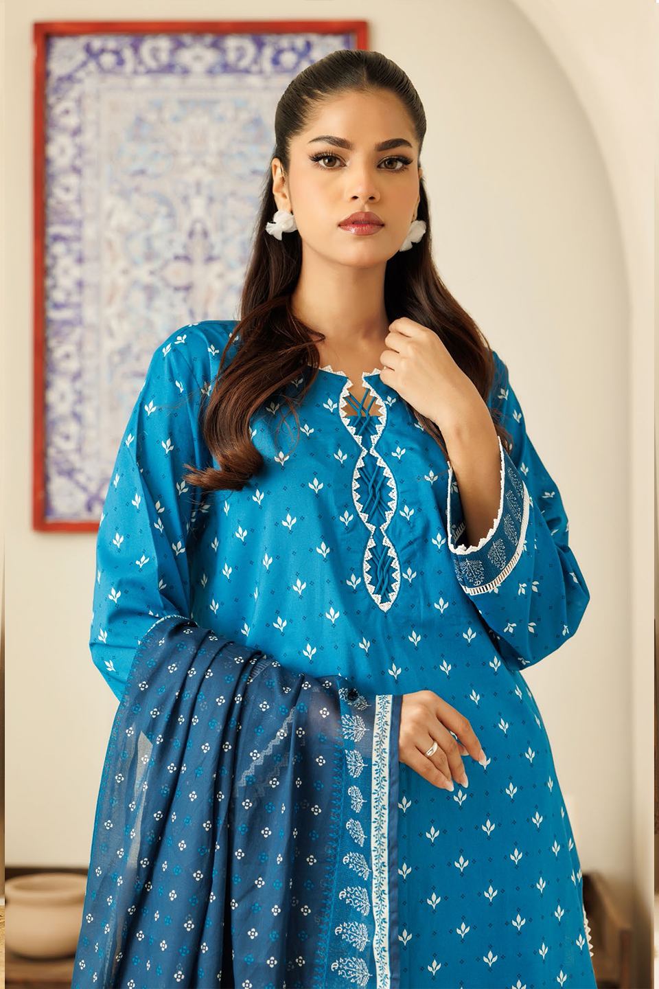 Orient Classic 3 Piece Printed Lawn