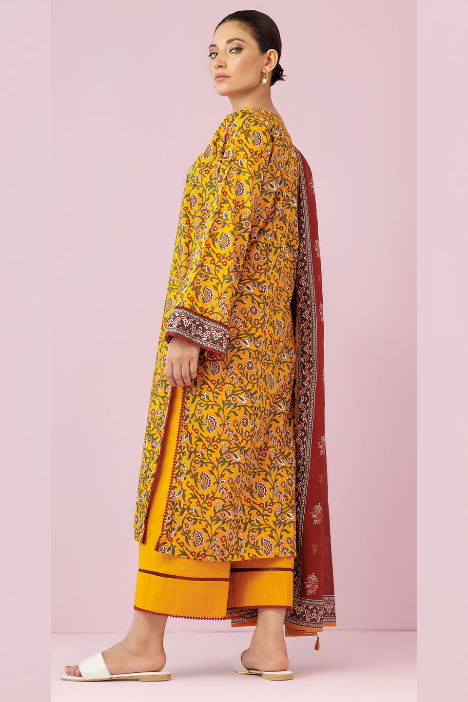 Orient Classic 3 Piece Printed Lawn