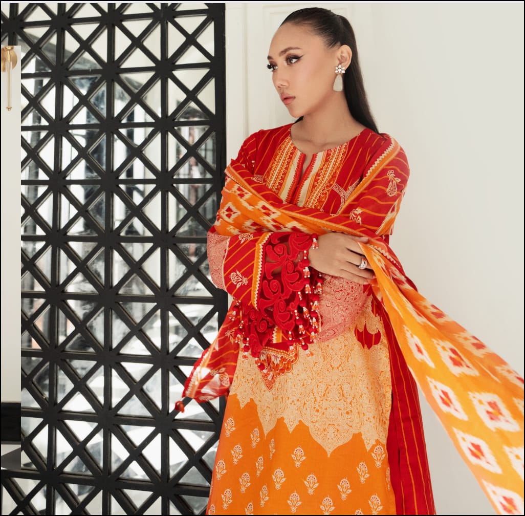 Gul Ahmed 3pc Vital Lawn Collections