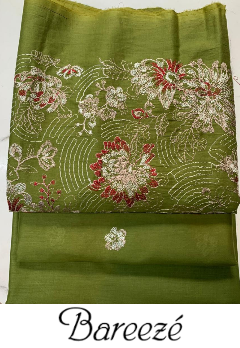 Bareeze 2PC Embroidery Lawn Unstitched Suites