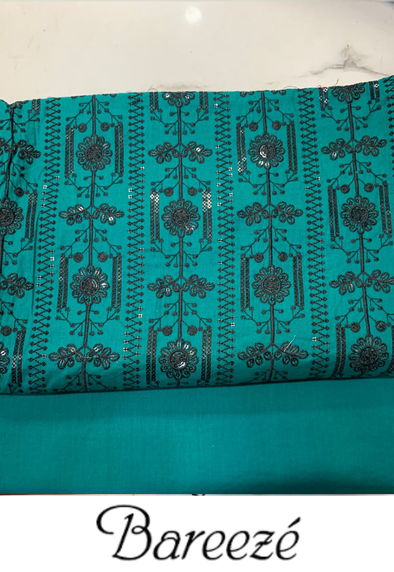 Bareeze 2PC Embroidery Lawn Unstitched Suites