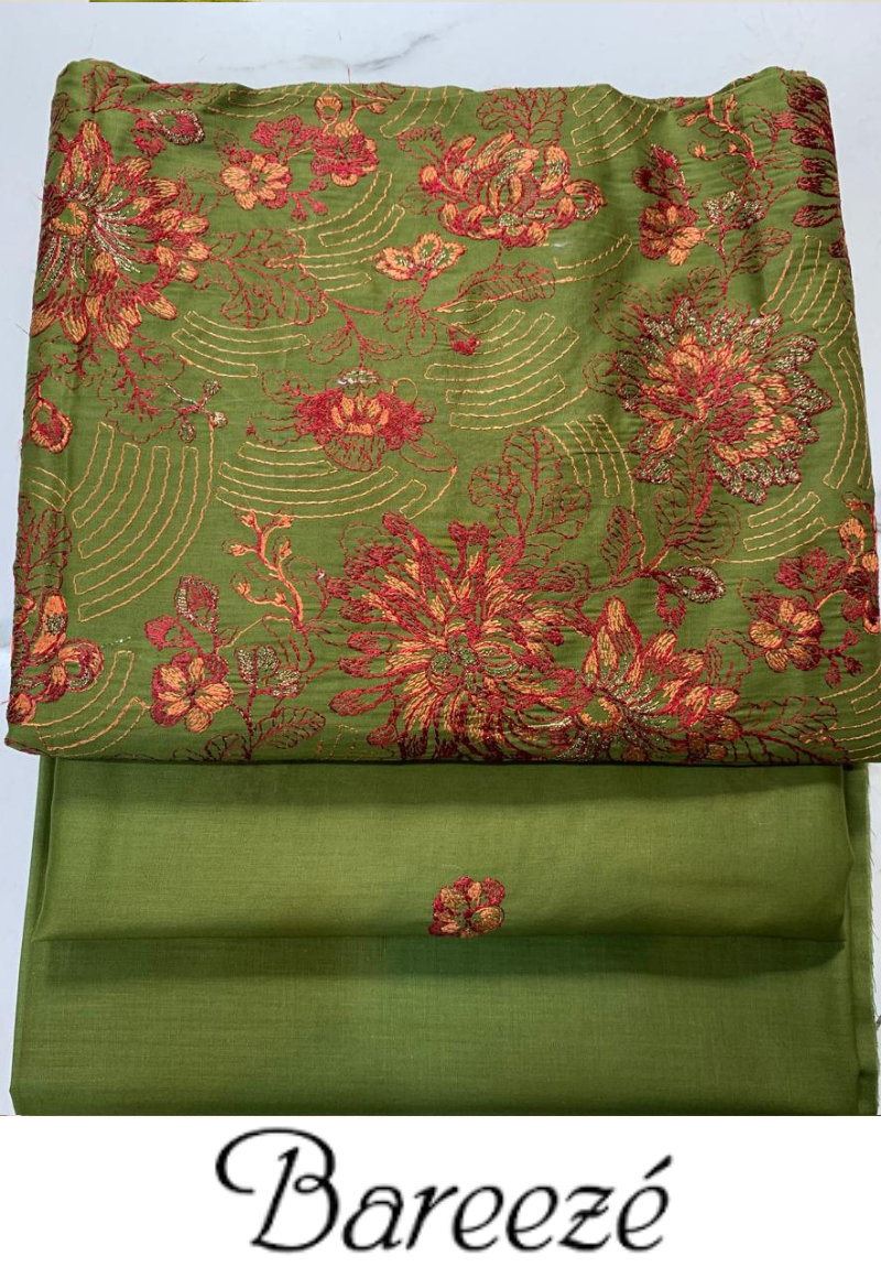 Bareeze 2PC Embroidery Lawn Unstitched Suites