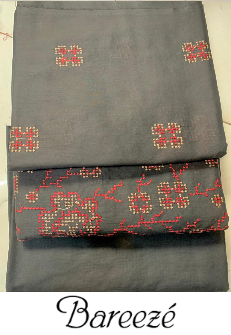 Bareeze 2PC Embroidery Lawn Unstitched Suites