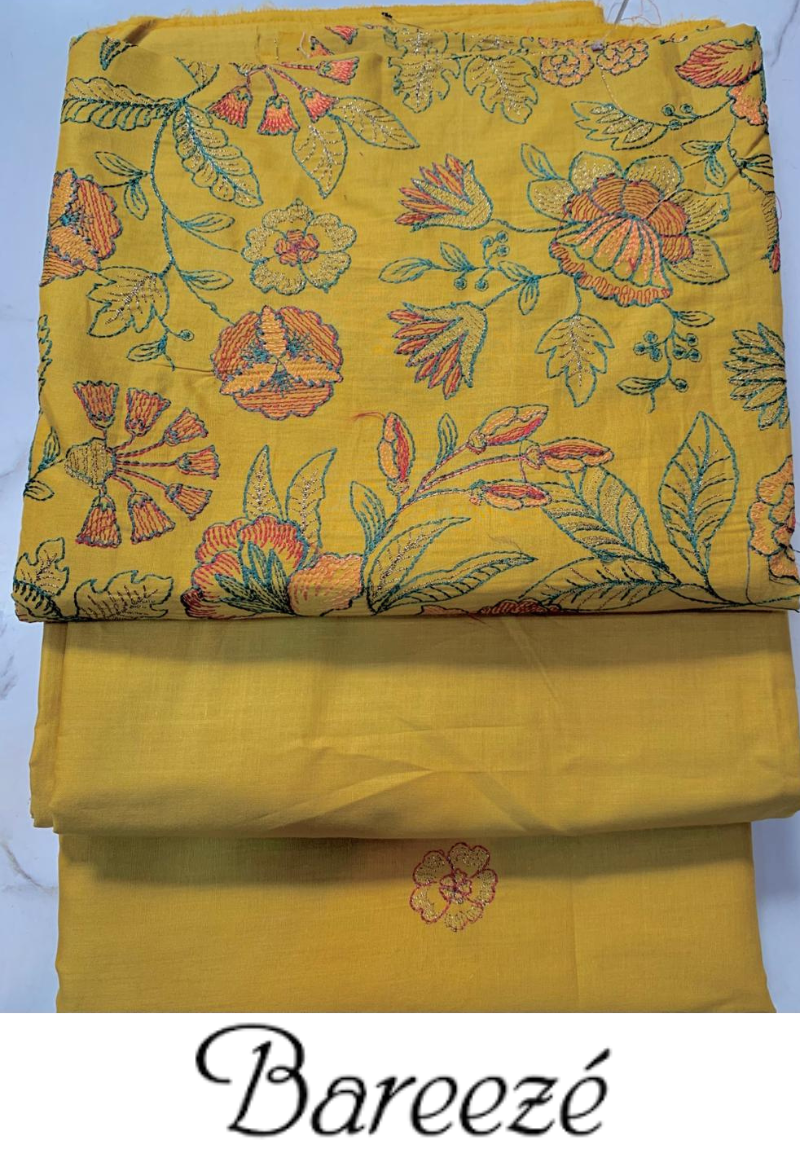 Bareeze 2PC Embroidery Lawn Unstitched Suites