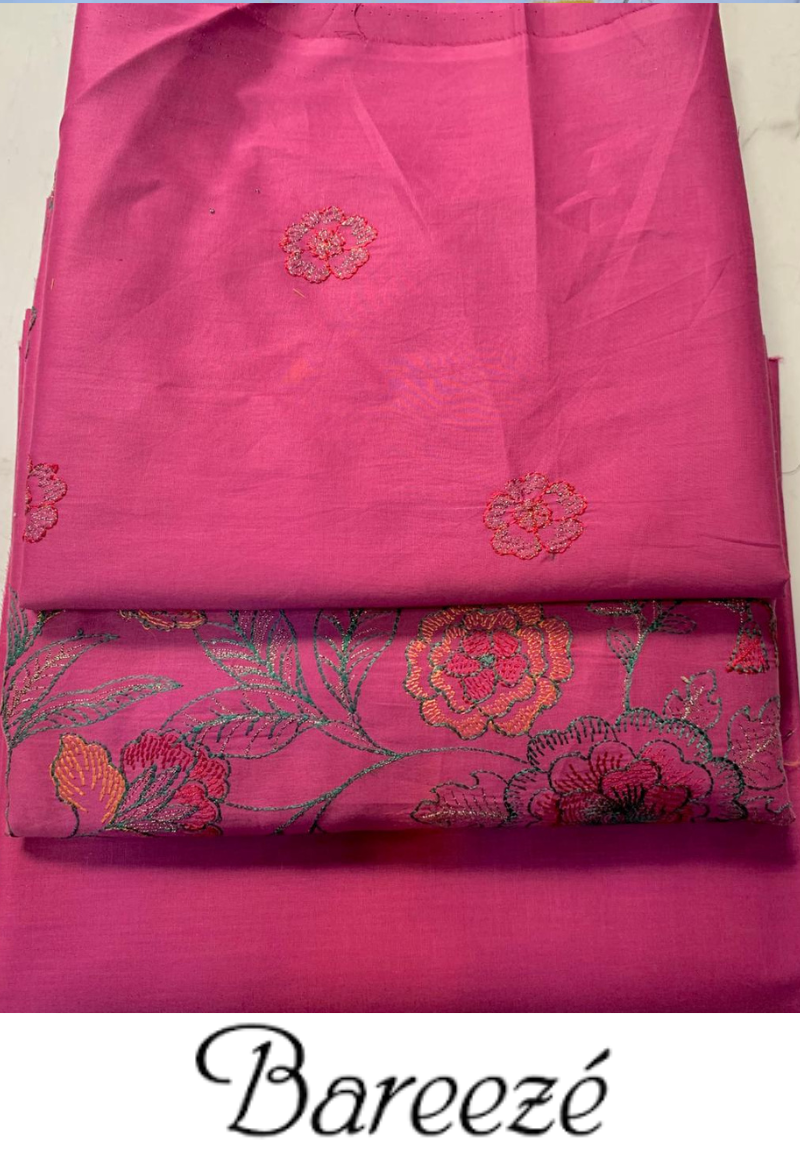 Bareeze 2PC Embroidery Lawn Unstitched Suites