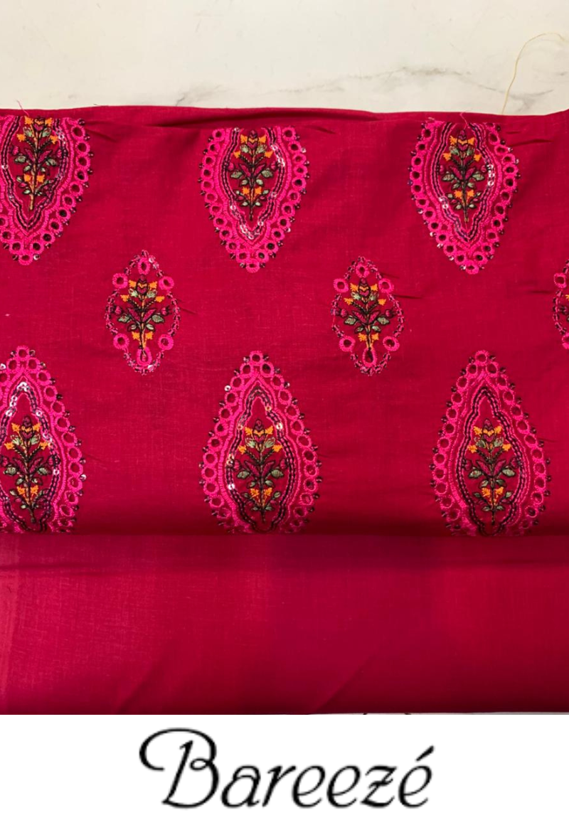 Bareeze 2PC Embroidery Lawn Unstitched Suites