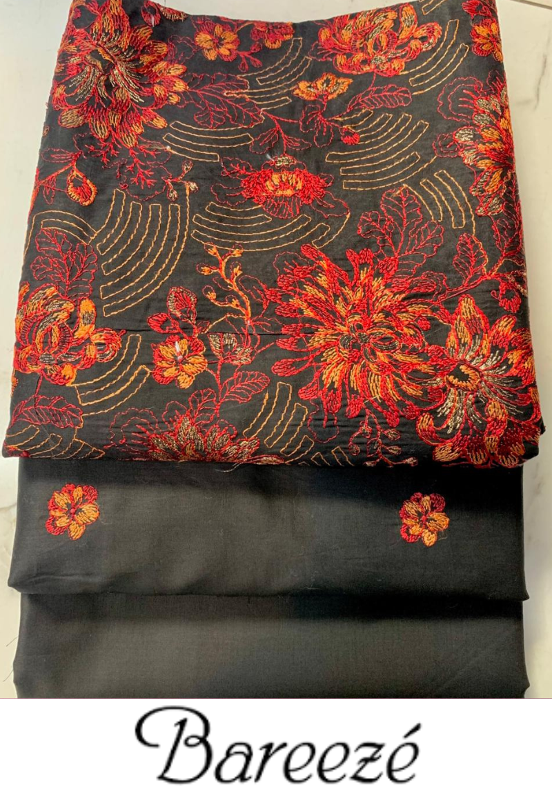 Bareeze 2PC Embroidery Lawn Unstitched Suites