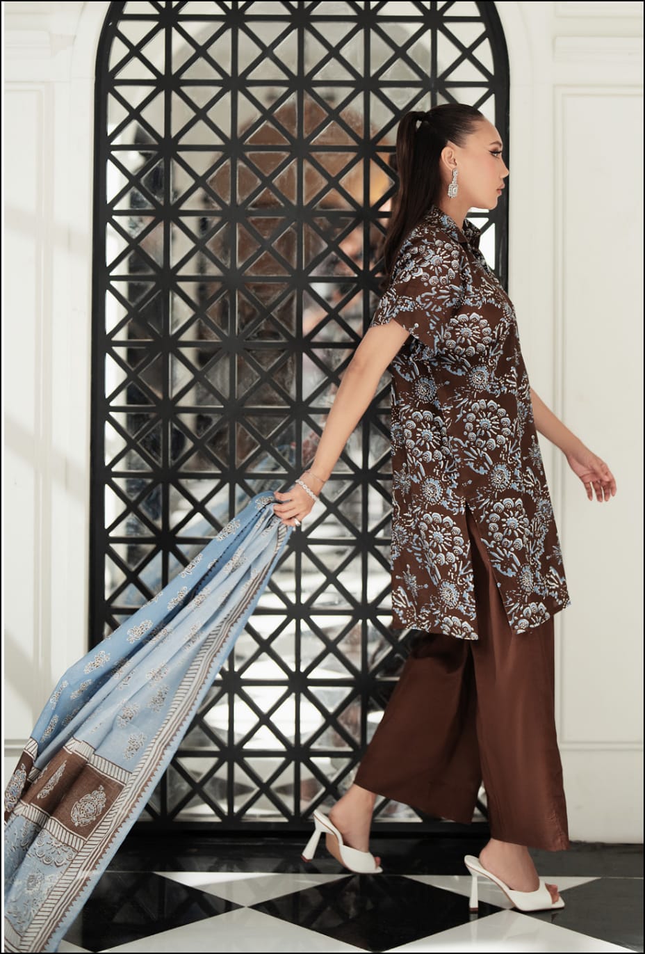 Gul Ahmed 3pc Vital Lawn Collections