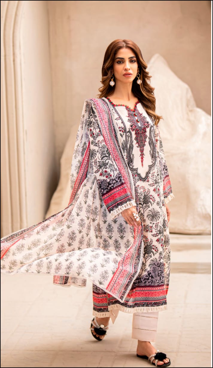 Gul Ahmed 3pc Vital Lawn Collections