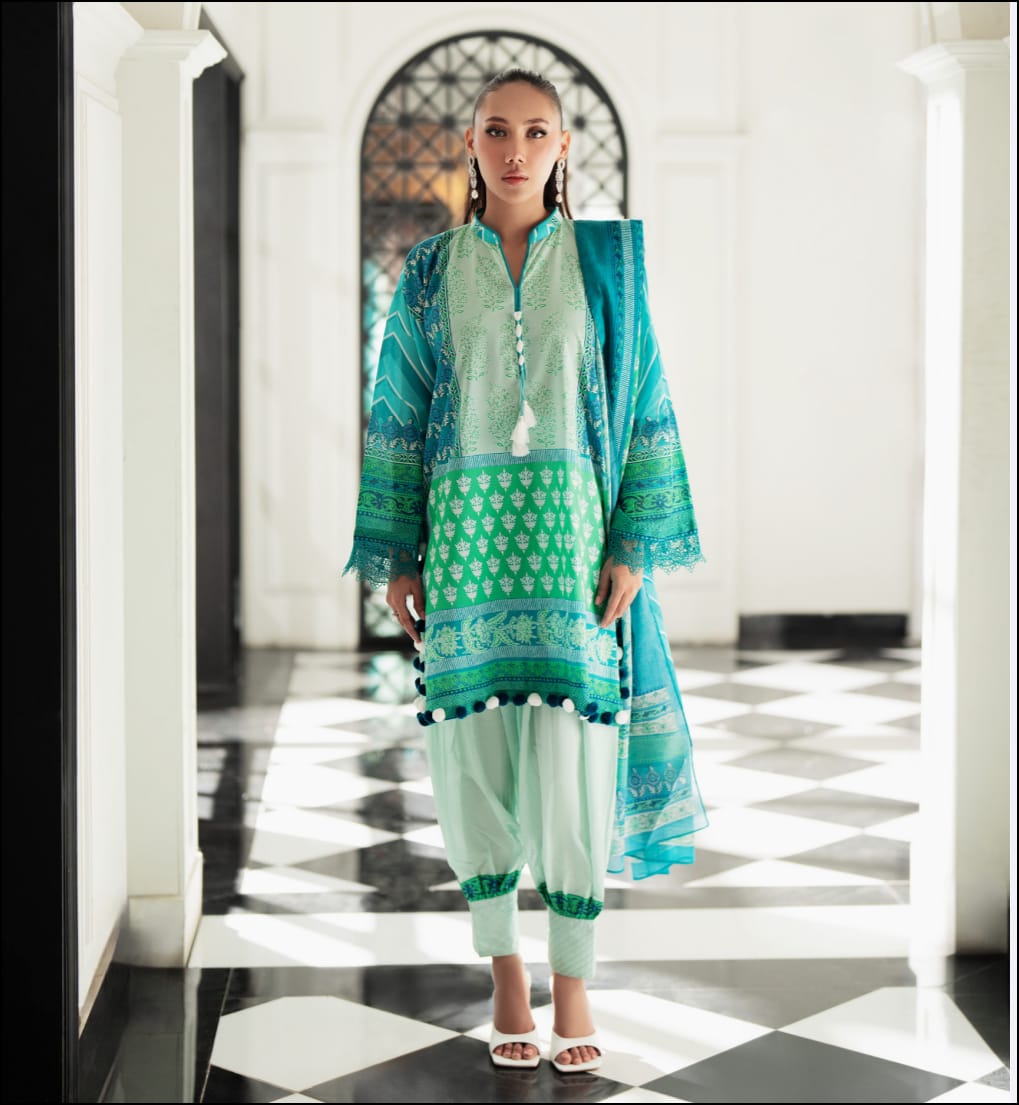 Gul Ahmed 3pc Vital Lawn Collections