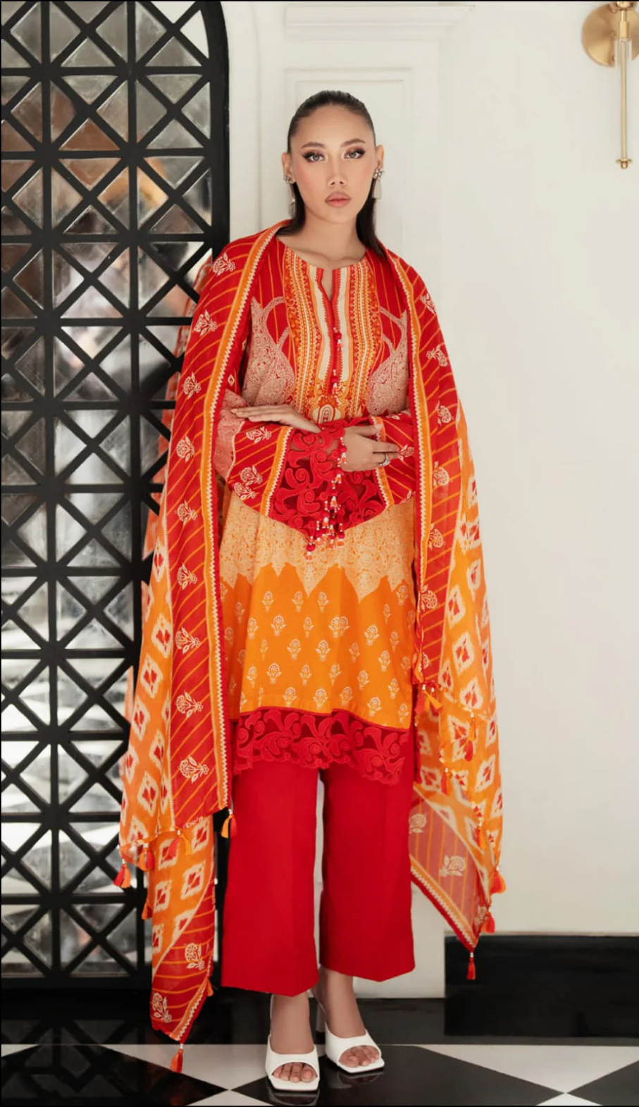 Gul Ahmed 3pc Vital Lawn Collections