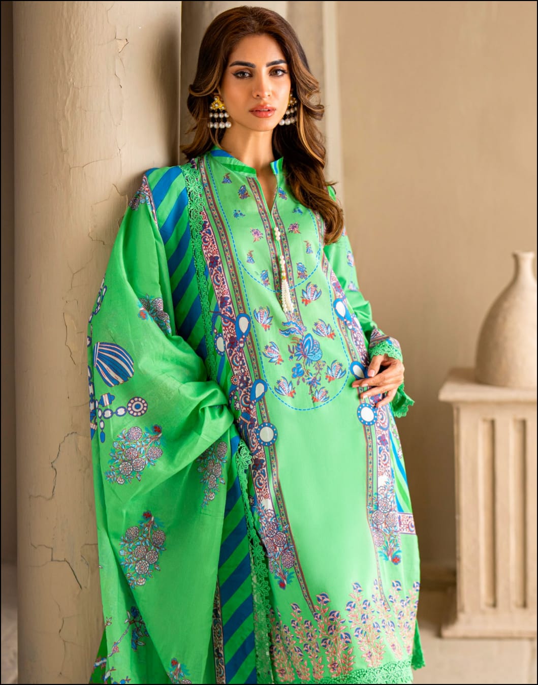 Gul Ahmed 3pc Vital Lawn Collections