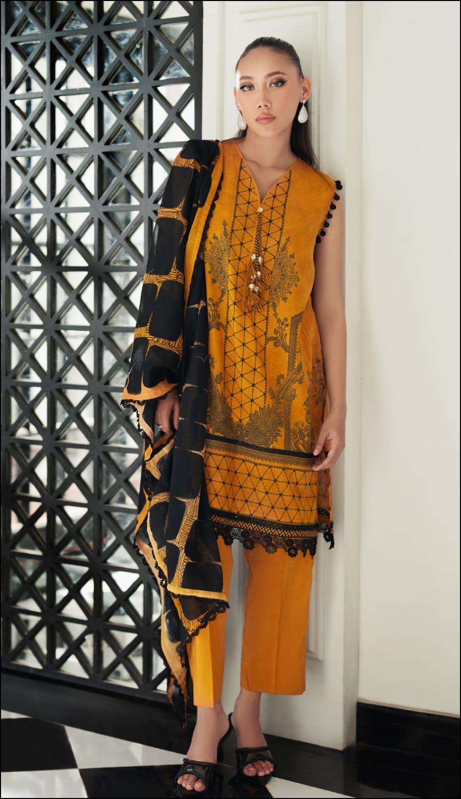 Gul Ahmed 3pc Vital Lawn Collections