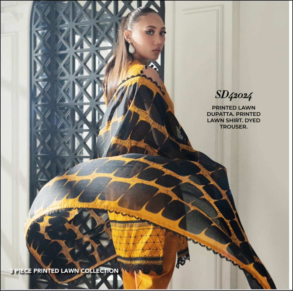 Gul Ahmed 3pc Vital Lawn Collections