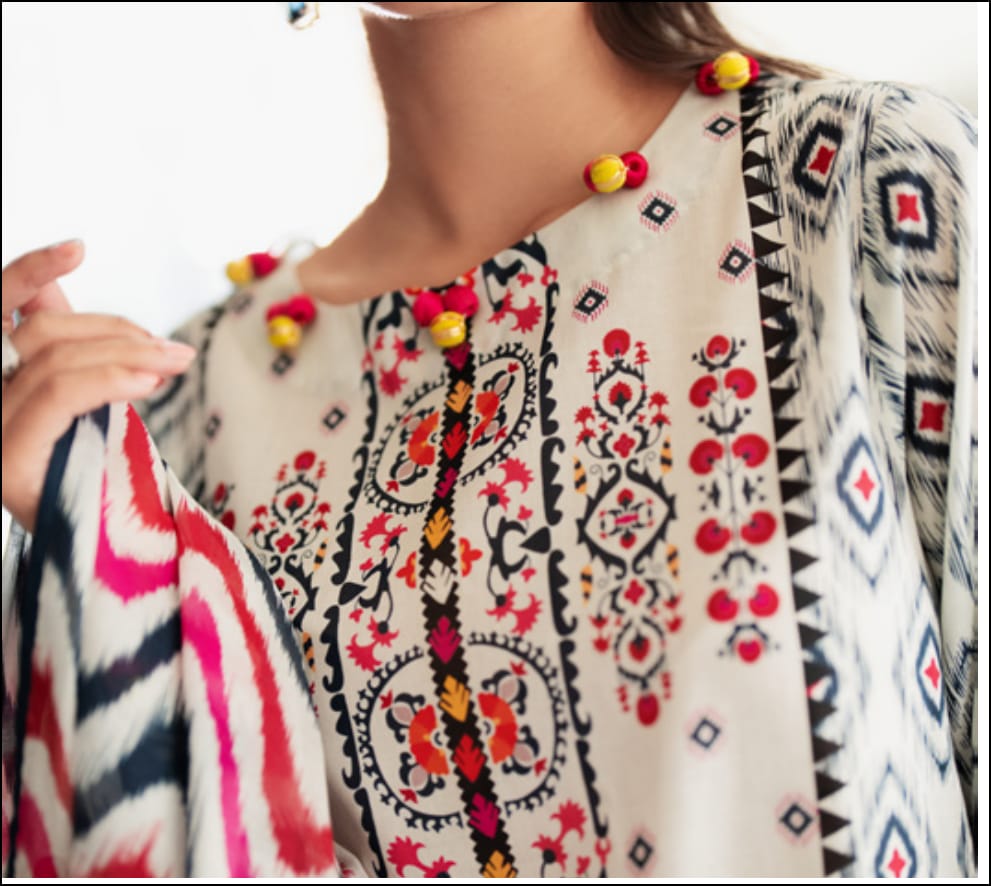 Gul Ahmed 3pc Vital Lawn Collections